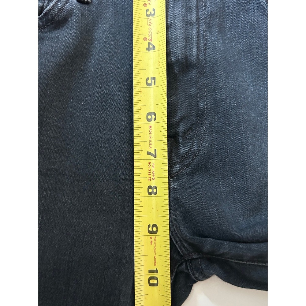 Mother The High Waisted Looker Skinny Jeans Blackbird Star Embroidered size 25 - Picture 8 of 13